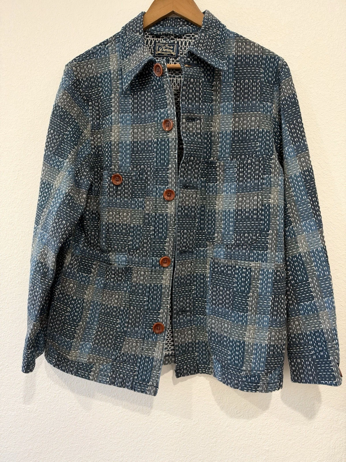 Studio Dartisan Noragi Sashiko Coveralls Version - product detail image 3