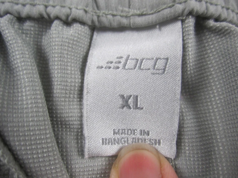 bcg брюки мужские XL серый грузовой бегунов эластичный пояс эластичной Athletic молнии карман - Изображение 3 из 4