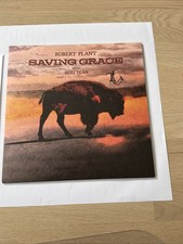 Robert Plant Signed Saving Grace Vinyl Beckett LOA