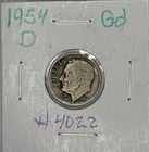 1954-D Good Roosevelt Dime, Item 4022