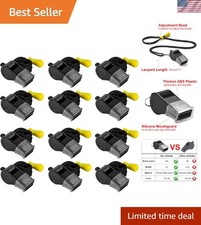 Crisp Sound Whistles with Adjustable Lanyards - 12 Pack for Coaches & Lifeguards