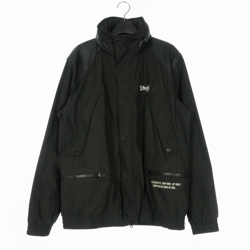 Shot Schott Leather Combi Jacket Kombijacket Xl Black 3112044 Men'S