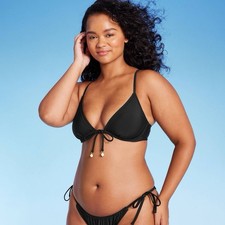 NWT Women's Flower Charm Underwire Bikini Top - Wild FablE xs Bin 43s