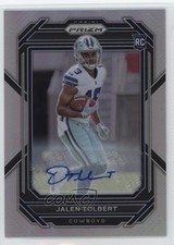 2022 Panini Prizm Rookies Silver Prizm Auto Jalen Tolbert #333 Auto 01t3