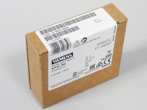 New Siemens 6ES7131-6BF01-0BA0 6ES7 131-6BF01-0BA0 ET 200SP Digital input module - Picture 2 of 24