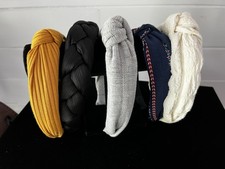 Padded Colorful Hair Band Hair Styling Accessory Headband Lot of 5