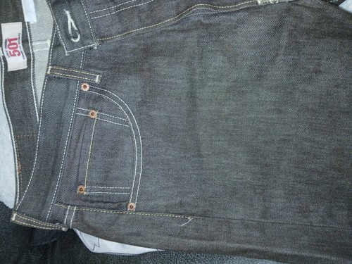 Jeans Levis Originale 501 Bottoni 33x30 MARRONE Leggi Descrizione - Foto 5 di 14