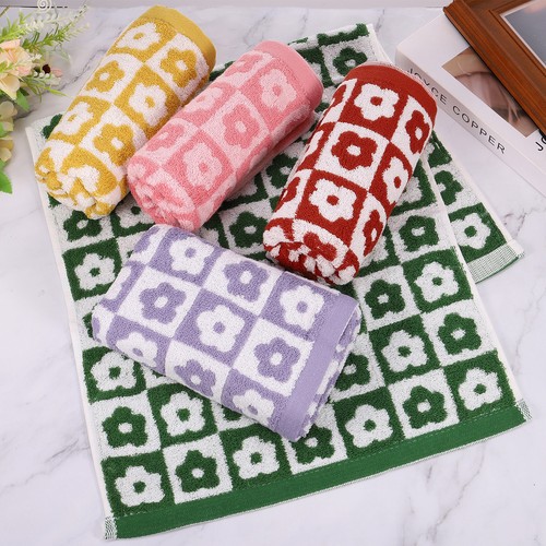 4 Pcs Gym Hand Towels Green Towels 13 x 29 Inch for Gym (Checkered) - Picture 4 of 7