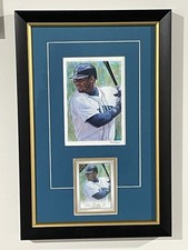 Griffey Jr Topps Gallery 1/1 Painting Original W/Patch/Card. 40% Off Tees/Hats!