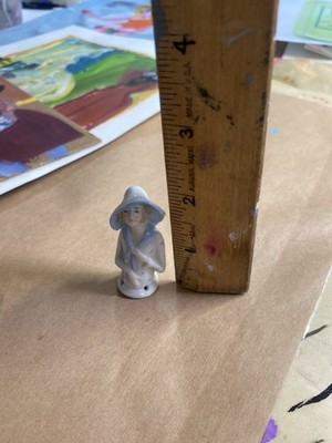 Porcelain German Flapper Half Doll 