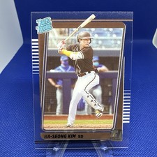 2021 Panini Chronicles - Clearly Donruss Rated Rookies Ha-Seong Kim #14 (RC)