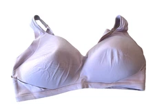 WARNERS PURPLE NO SIDE EFFECTS BACK SMOOTHING NO WIRE FREE BRA WOMEN'S SIZE 3XL