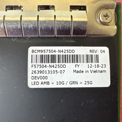 Dell 03Y64D Broadcom BCM957504-N425DD 25GB 4-Port SFP+ Network Adapter - Picture 4 of 4