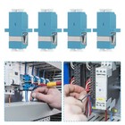  12pcs Glasfaserkoppler Glasfaser -Adapter -Netzwerk -Internet -Connector