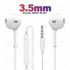 Original Wired Earphones for iPhone 17 16 15 14 13 12 11 Pro Max iPad Earbuds uk