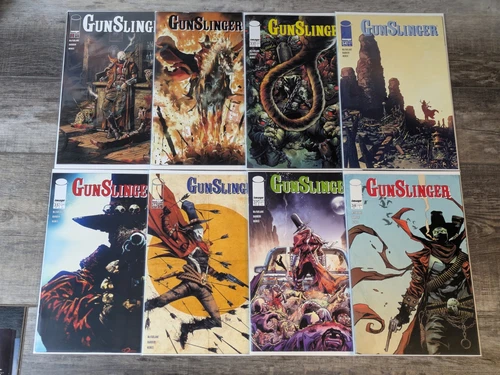 Gunslinger SPAWN 31 32 33 34 35 36 37 38 Cover B Lot Of 8 - McFarlane Booth