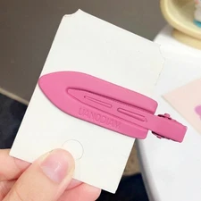 Sweet Geometry Hairpin Metal Hair Clip Hair Accessories Duckbill Clip (Rose Red)