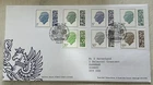GB KCIII 2023 Barcode Machin New Low Value To £1.00 FDC Tallents HseCoat Of Arms