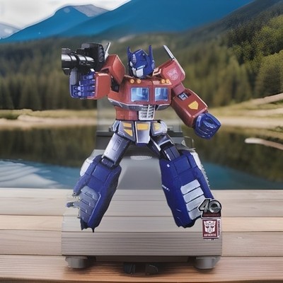 Blokees Figures Transformers Action Edition - G1 Optimus Prime Model Kit