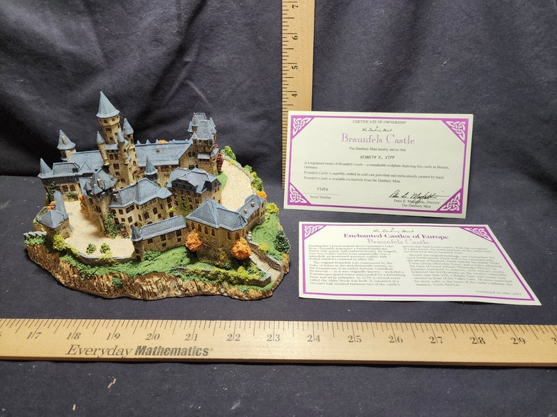 The Danbury Mint Enchanted Castles Of Europe Braunfels Castle Hessen Germany