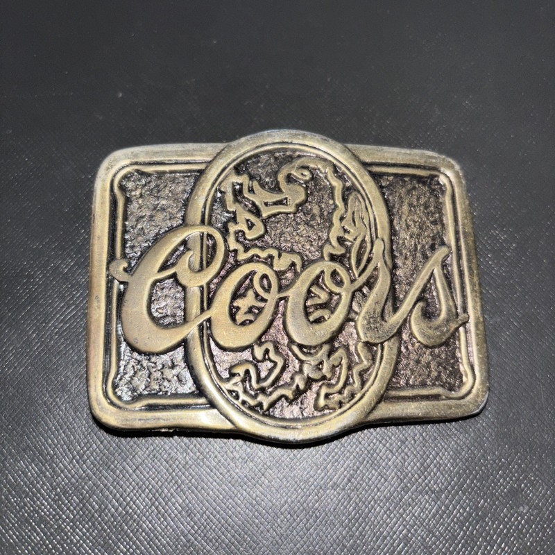 Coors Vintage Beer Belt Buckle