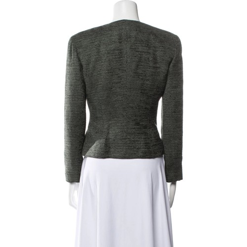 CHRISTIAN DIOR Vintage Evening Jacket Size: US 2 Women's Blazer Wool Blend Tweed - Picture 4 of 7