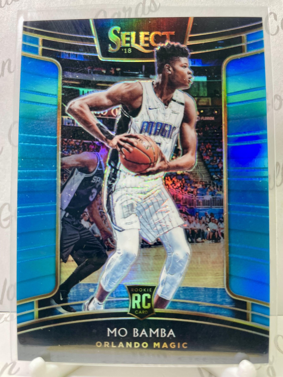 2018-19 Select Light Blue Prizm #55 Mo Bamba Rookie RC /299 Magic Color Match