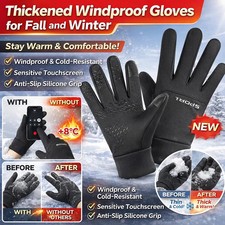 Thermal Windproof Waterproof Winter Gloves Touch Screen Warm Mittens Men Women
