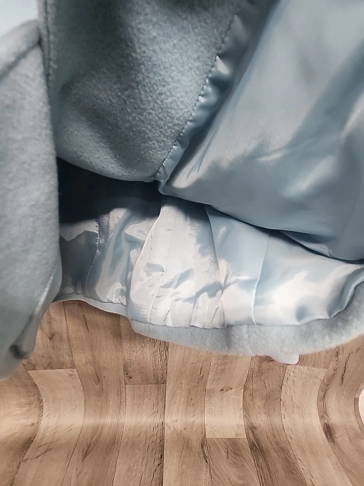 Chadwicks Women's Coat 4 Button Wool Blend Size 14P - Light Blue  21-1929-5 - Image 2 of 4