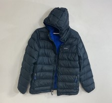Patagonia Down Jacket Puffer Hoody Navy Kids 16-18