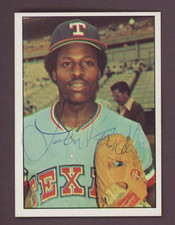 Lenny Randle Texas Rangers 1975 SSPC Signed Card (Dec'd 2024)
