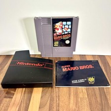 Super Mario Bros Nintendo NES Originale con Custodia e Manuale - FUNZIONANTE