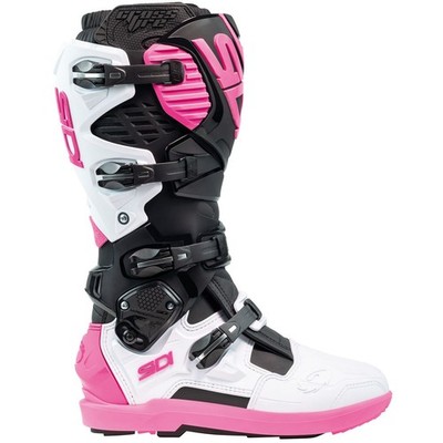 Crossfire 3 SRS Boots - Black/White/Pink - Size 45 FIRE3SRSBKWH 45