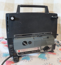 Vintage GAF Dual 8mm Movie Film Projector Anscovision 488 8mm/Super8 film, READ 