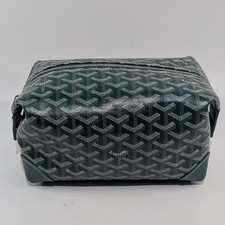 Goyard Green Boeing 25 Trousse Toiletry Clutch Bag