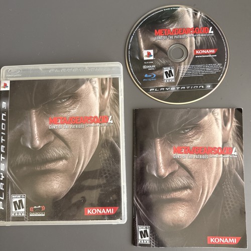 Metal Gear Solid 4: Guns of the Patriots Sony PlayStation 3 PS3 completo CIB