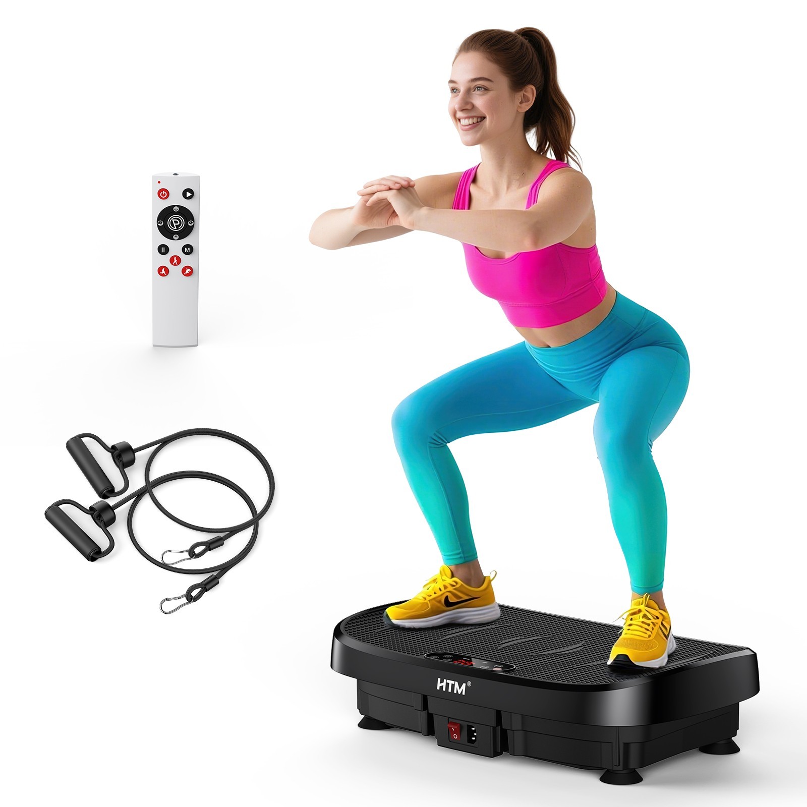 Vibration Plate Exercise Machine Power Vibrating Plate For Lymphatic Drainage