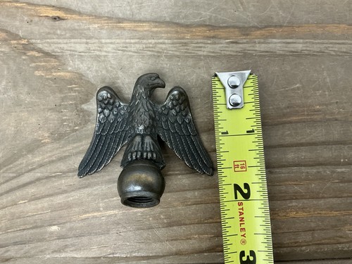 Vintage Brass Eagle Finial Salvage - 2” Tall, 2.25” Widest - Picture 6 of 24