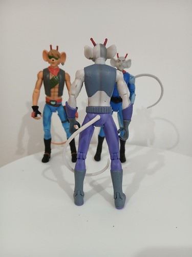 X3 Biker Mice From Mars Figures Bundle Galoob Vintage Toy Action Figures - Picture 6 of 10