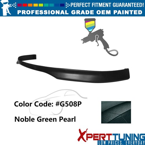Fits 99-00 Honda Civic TR Style Front Bumper Lip PP #G508P Noble Green Pearl - Picture 1 of 5