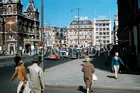 35mm Slide - Leidseplein (Leidse Square)  Amsterdam Fashion History 50s/60s (D)