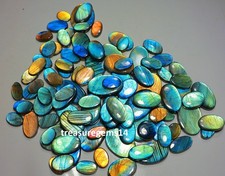 250 Crt WHOLESALE LOT NATURAL AAAA MULTI FIRE LABRADORITE OVAL CABOCHON GEMSTONE