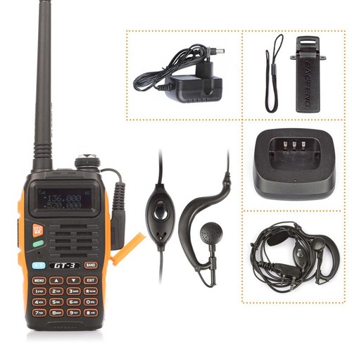 2014 Baofeng GT-3 UHF/VHF 2m/70cm Dual Band Funkgerät Walkie Talkie Neu Hardware
