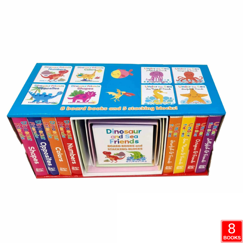 Dinosaur and Sea Friends & Under the Sea Series 8 Books Box Collection Set NEW - Image 4