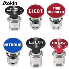 Car Cigarette Lighter Replacement Launch Key Fire Missiles Eject Push Button 12V