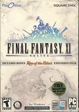 Final Fantasy XI (PC, 2003)  With Rise of the Zilart Expansion Pack