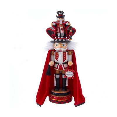 Kurt Adler Hollywood Drosselmeyer Hat Nutcracker, 18''