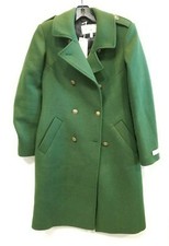 Gianni Feraud Women's Wool Blend Military Coat Sz Us 4 Forest Green