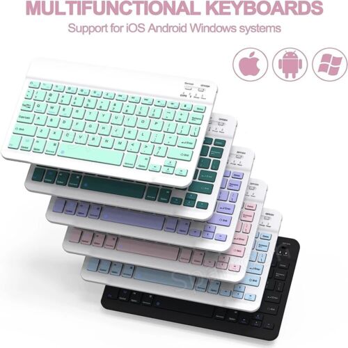 Keyboard Case Mouse For Samsung Galaxy Tab S9 FE S8 S7 S6 Lite A9+ A8 A7 Tablet - Picture 12 of 52
