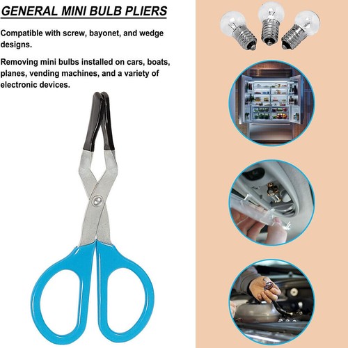 Universal Bulb Pliers Tool for Removing Damaged and Miniature Mini Bulbs - Imagen 3 de 18
